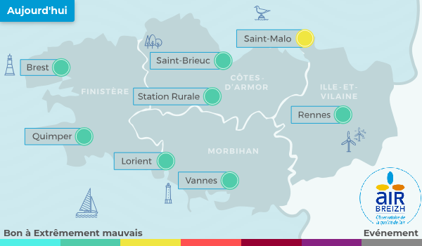 Carte de Bretagne du 12-05-2026