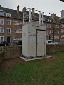 Cabine de la station trafic Normandie